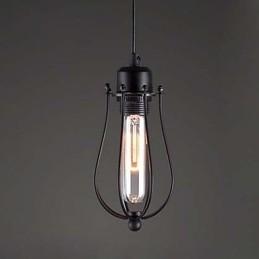 Cuști minuscule droplight Edison mese lampa pandantiv de restaurare nt moduri lumina Candelabru cafenea
