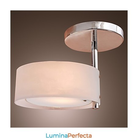 Candelabru din metal cromat în stil mini modern și contemporan Garaj cu montaj încastrat Candelabru din metal cromat în stil mini modern și contemporan Garaj cu montaj încastrat