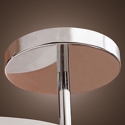 Candelabru din metal cromat în stil mini modern și contemporan Garaj cu montaj încastrat