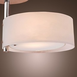 Candelabru din metal cromat în stil mini modern și contemporan Garaj cu montaj încastrat