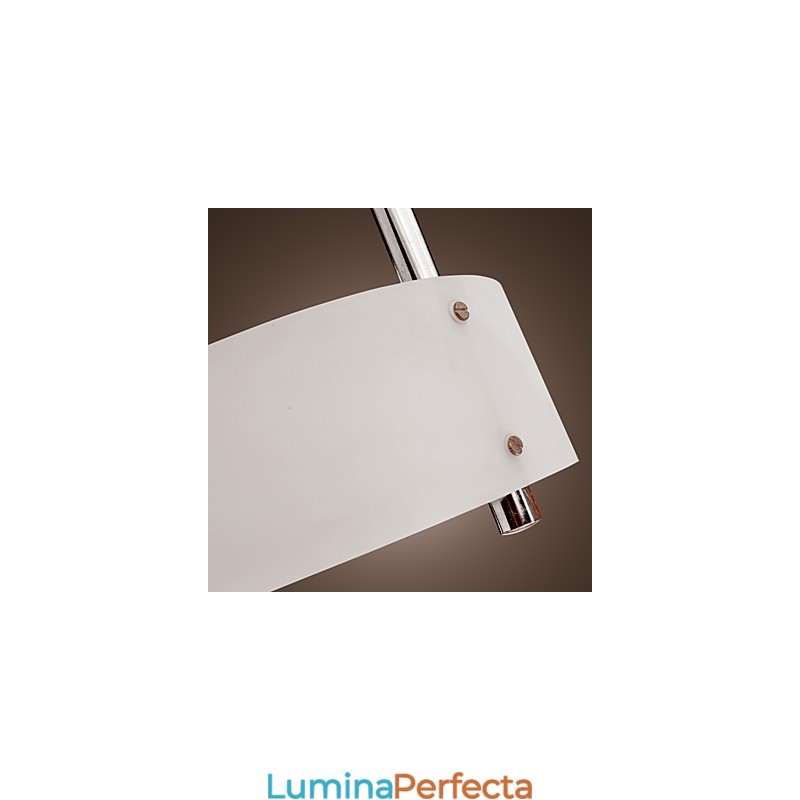 Candelabru din metal cromat în stil mini modern și contemporan Garaj cu montaj încastrat