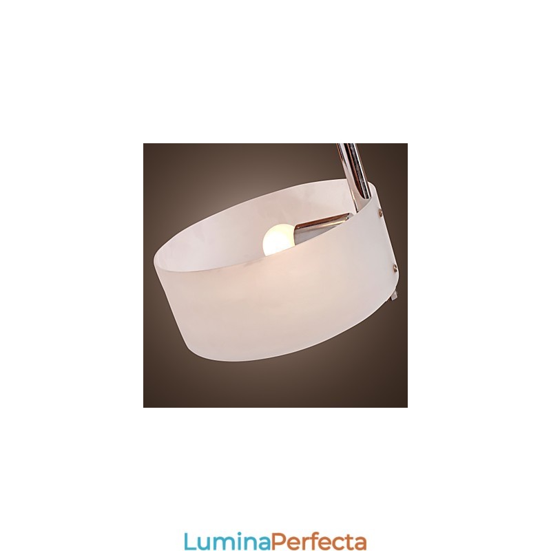 Candelabru din metal cromat în stil mini modern și contemporan Garaj cu montaj încastrat