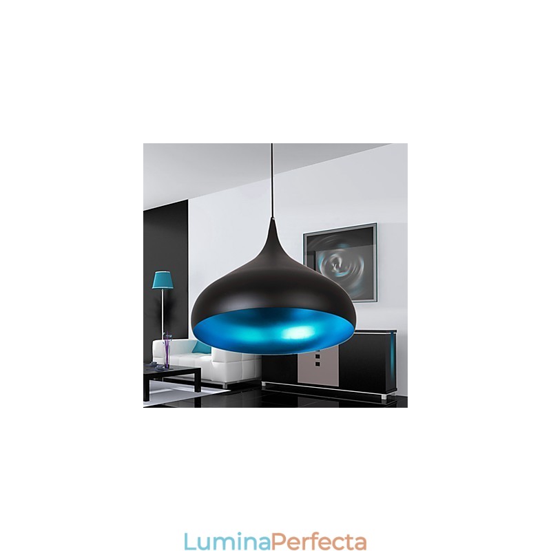 Lampă suspendată cu pictură modernă contemporană retro bol mini stil