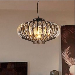 Candelabru de cristal simplu Candelabru Iron Art Creative