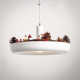 Familie de lumini suspendate cu design decorativ modern, alb pur, modern