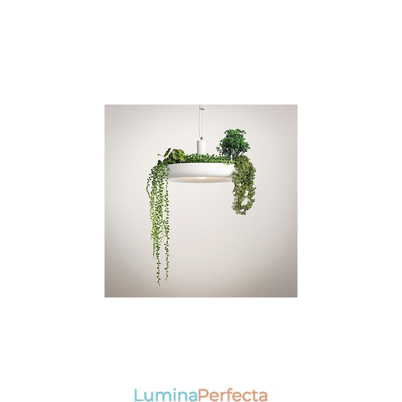 Familie de lumini suspendate cu design decorativ modern, alb pur, modern