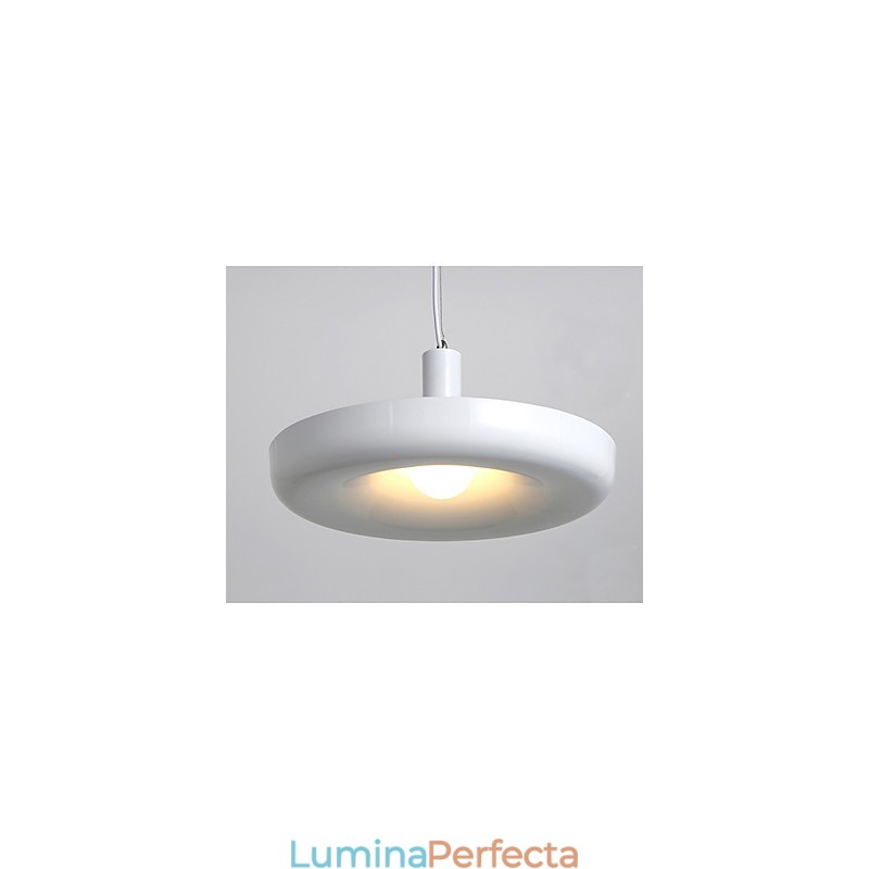 Familie de lumini suspendate cu design decorativ modern, alb pur, modern