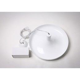 Familie de lumini suspendate cu design decorativ modern, alb pur, modern