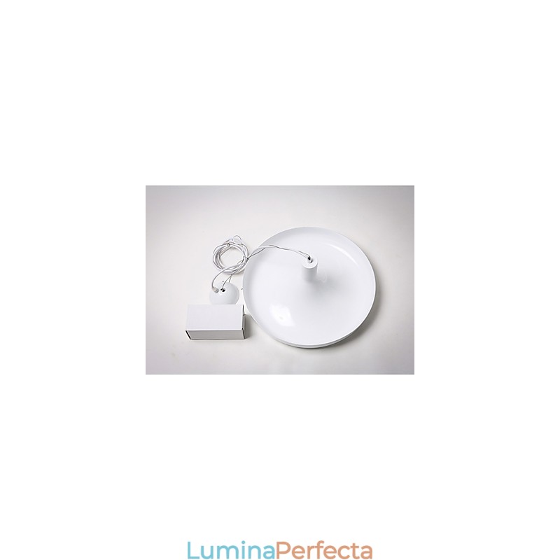 Familie de lumini suspendate cu design decorativ modern, alb pur, modern