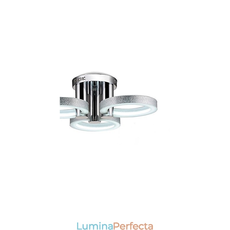 Candelabru Modern Argintiu 3 Lumini