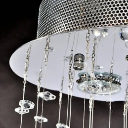 Montaj încastrat din metal cromat tradițional clasic