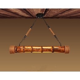 Candelabru din bambus sculptat decorativ de grădină de cafea