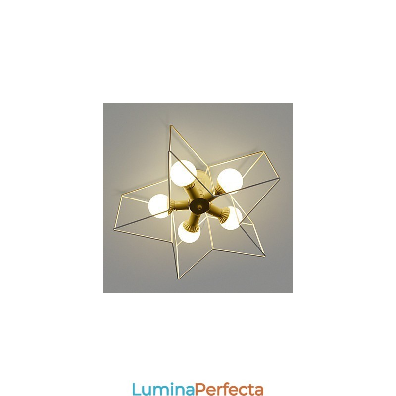 3W Vintage Country Painting Metal Pandantiv Garaj