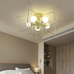 3W Vintage Country Painting Metal Pandantiv Garaj