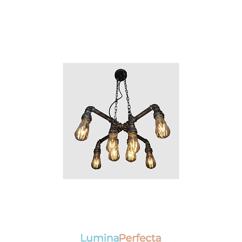 Lampa de mansardă are rolul de vânt industrial creativ, restabilind căile antice Conduit Droplight