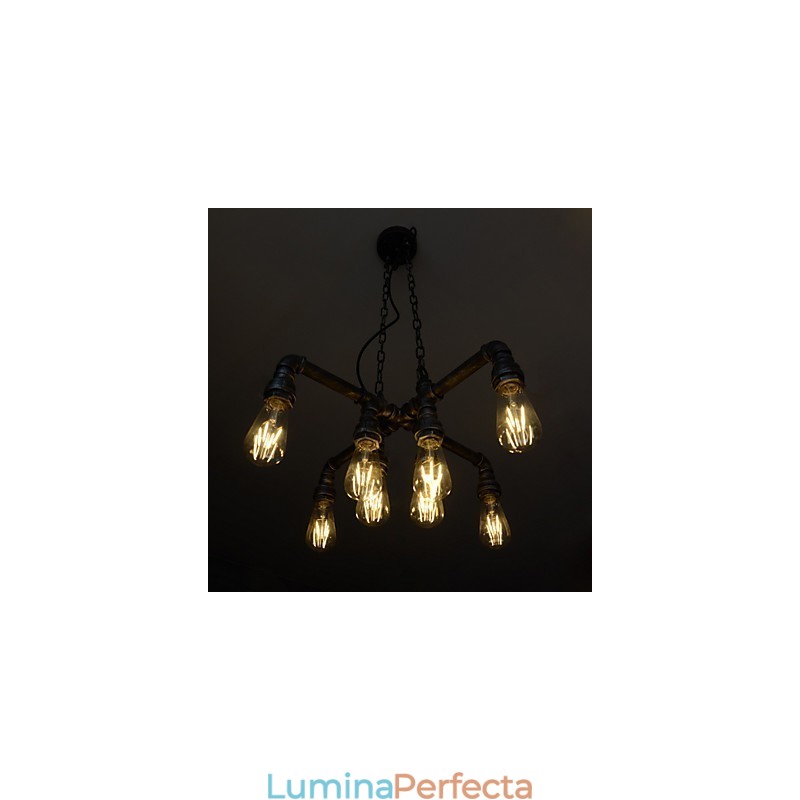 Lampa de mansardă are rolul de vânt industrial creativ, restabilind căile antice Conduit Droplight