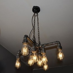 Lampa de mansardă are rolul de vânt industrial creativ, restabilind căile antice Conduit Droplight