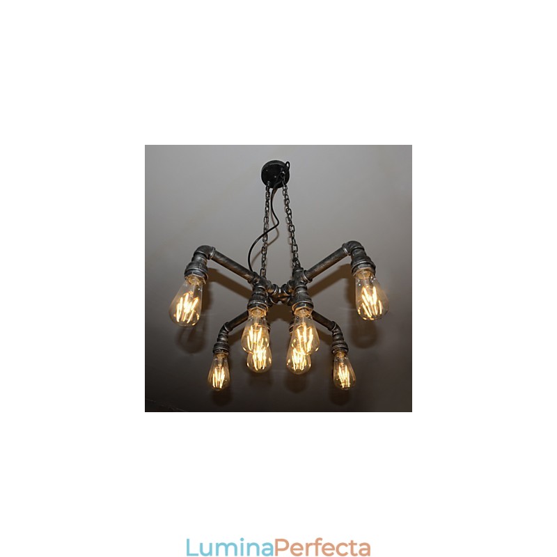 Lampa de mansardă are rolul de vânt industrial creativ, restabilind căile antice Conduit Droplight