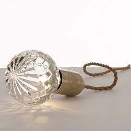 Lampă suspendată modernă, contemporană, vintage, în stil mini, din metal auriu