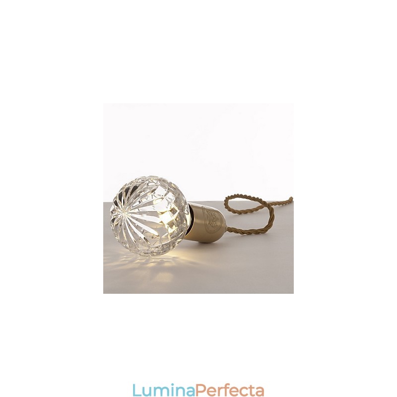 Lampă suspendată modernă, contemporană, vintage, în stil mini, din metal auriu