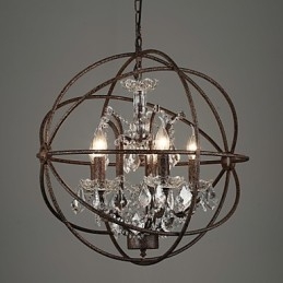 Candelabru Cristal Tradițional Clasic Metal