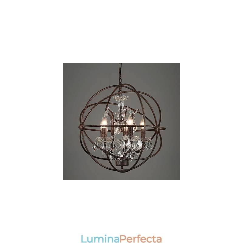 Candelabru Cristal Tradițional Clasic Metal