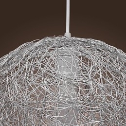 Lampă suspendată cromată în stil mini Globe, modernă și contemporană