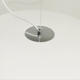 Lampă suspendată cu pictură cu bol retro