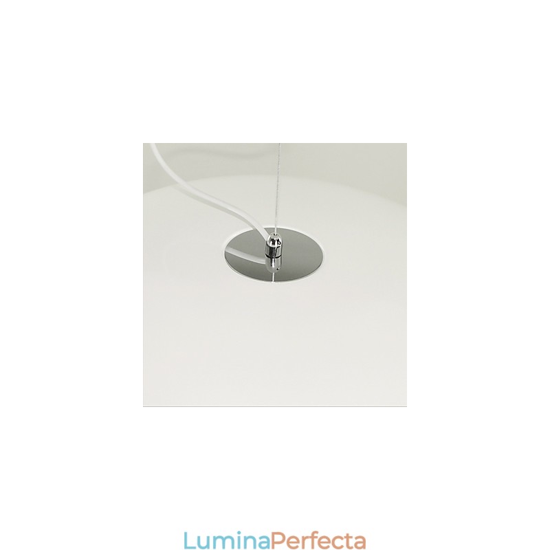 Lampă suspendată cu pictură cu bol retro