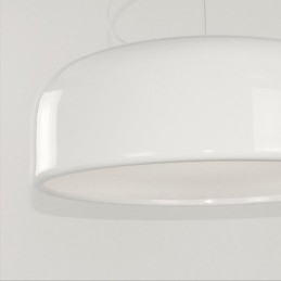 Lampă suspendată cu pictură cu bol retro