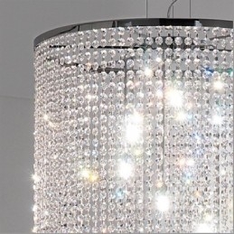 Lampă suspendată din metal, modernă și contemporană
