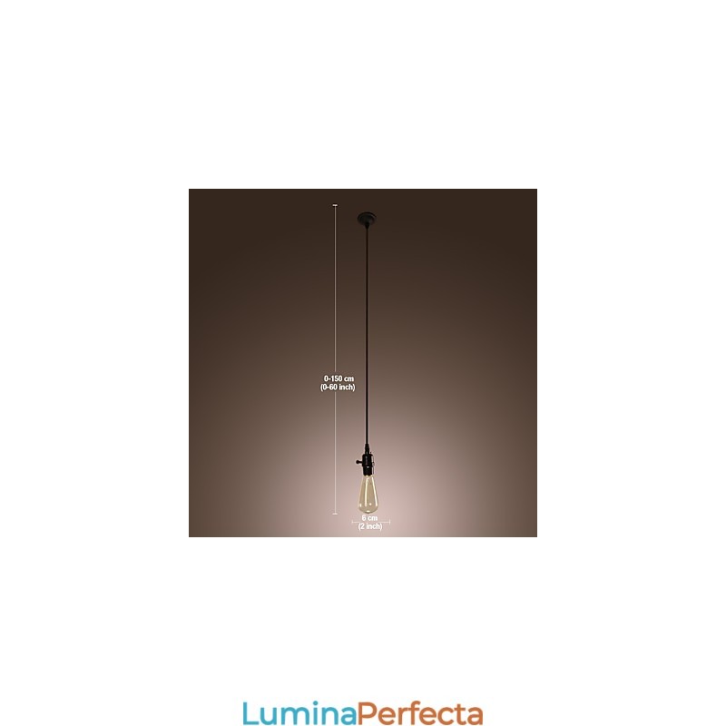 Lampă suspendată tradițională clasică vintage în stil mini