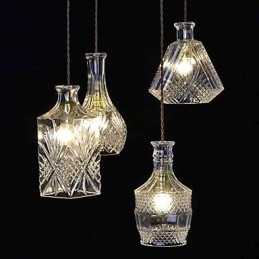 Candelabru din metal în stil mini modern și contemporan