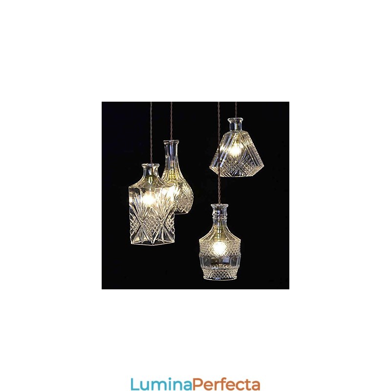 Candelabru din metal în stil mini modern și contemporan