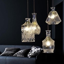 Candelabru din metal în stil mini modern și contemporan