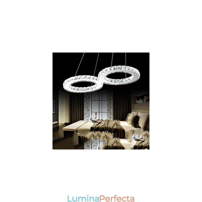 Lumină suspendată de tavan din cristal Candelabru Corpuri de iluminat
