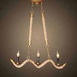 Tradițional Clasic Rustic Lodge Vintage Retro Country Antique Alama Metal Pendant Lamp