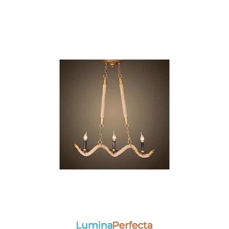 Tradițional Clasic Rustic Lodge Vintage Retro Country Antique Alama Metal Pendant Lamp