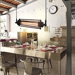 Candelabru retro Loft Pendant Lampă clasică vintage Lampă Country Metal Light