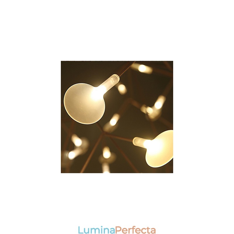 Candelabru din metal din alamă antică Country Designers