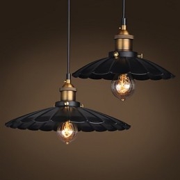 Lampă suspendată în stil european clasic, retro, metal, droplight