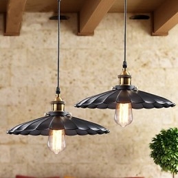 Lampă suspendată în stil european clasic, retro, metal, droplight