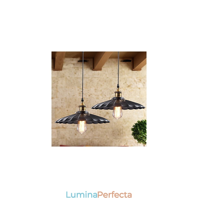 Lampă suspendată în stil european clasic, retro, metal, droplight