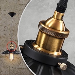 Lampă suspendată în stil european clasic, retro, metal, droplight