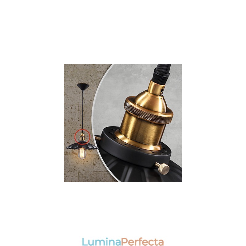 Lampă suspendată în stil european clasic, retro, metal, droplight