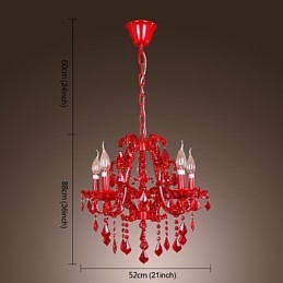 Candelabru contemporan modern din metal cromat din cristal