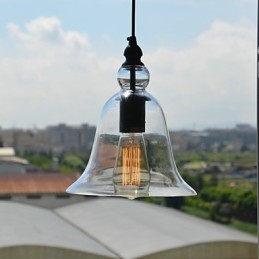 Lampă suspendată tradițională clasică vintage cu bol mini