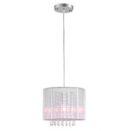 Candelabru din pânză argintie din cristal