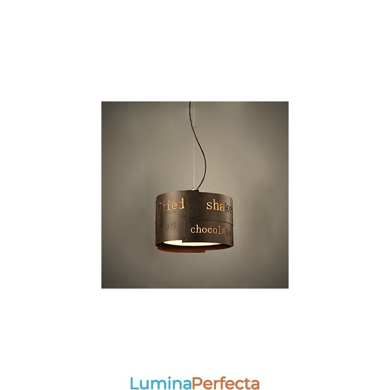 LOFT Modernă Modernă Artă Nordică Lampă de suspendare din țesătură Creativă Lampă de cafenea Lampă de suspendare Dia 35cm