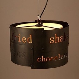 LOFT Modernă Modernă Artă Nordică Lampă de suspendare din țesătură Creativă Lampă de cafenea Lampă de suspendare Dia 35cm